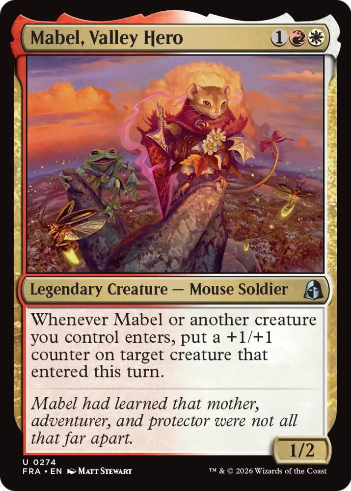 Mabel, Valley Hero 274 card from Reality Fracture