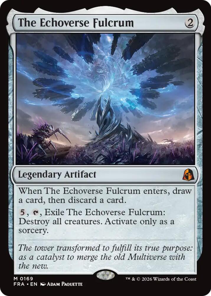 The Echoverse Fulcrum 169 card from Reality Fracture