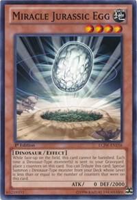 Miracle Jurassic Egg LCJW-EN156 card from Legendary Collection 4: Joey's World