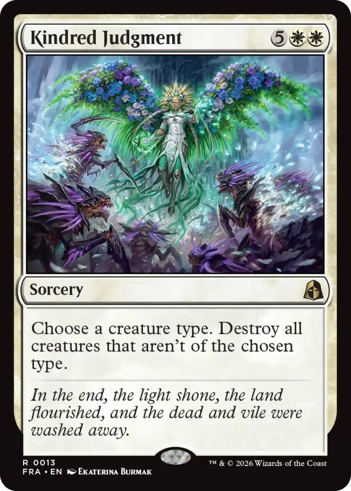 Kindred Judgment 13 card from Reality Fracture
