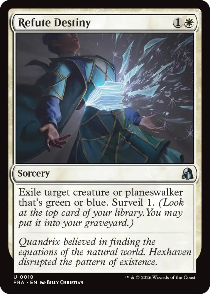 Refute Destiny 18 card from Reality Fracture