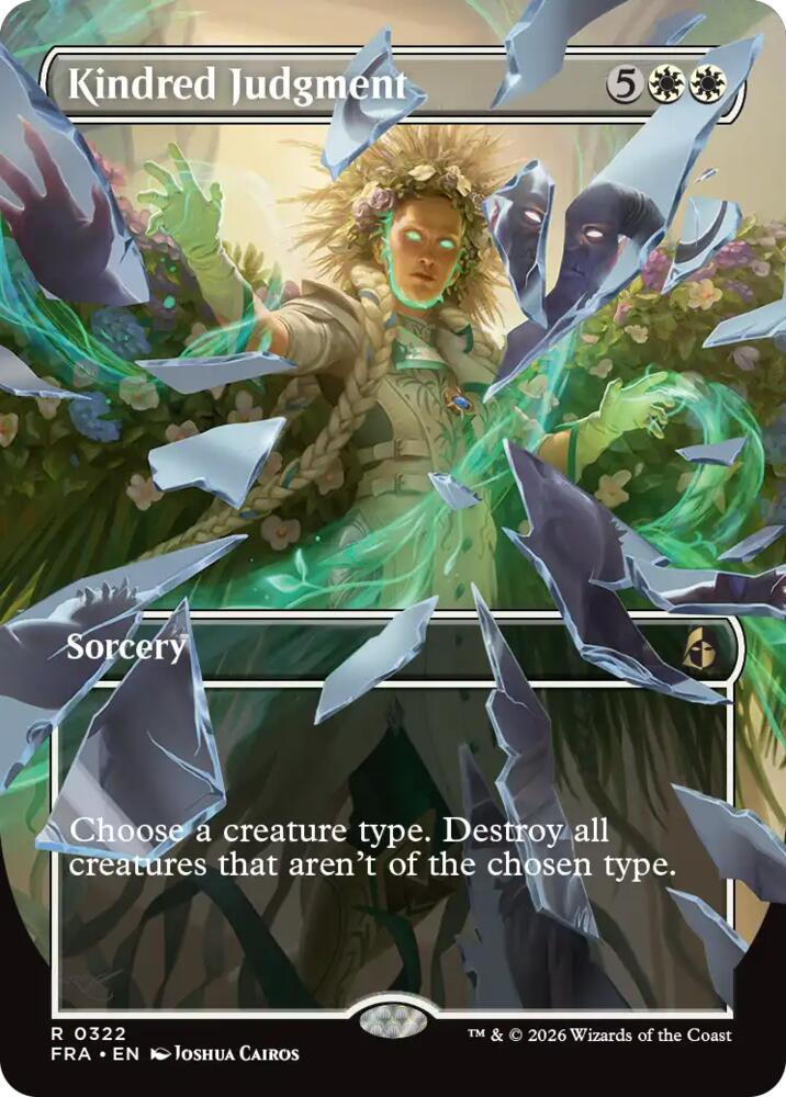 Kindred Judgment (Borderless) 322 card from Reality Fracture