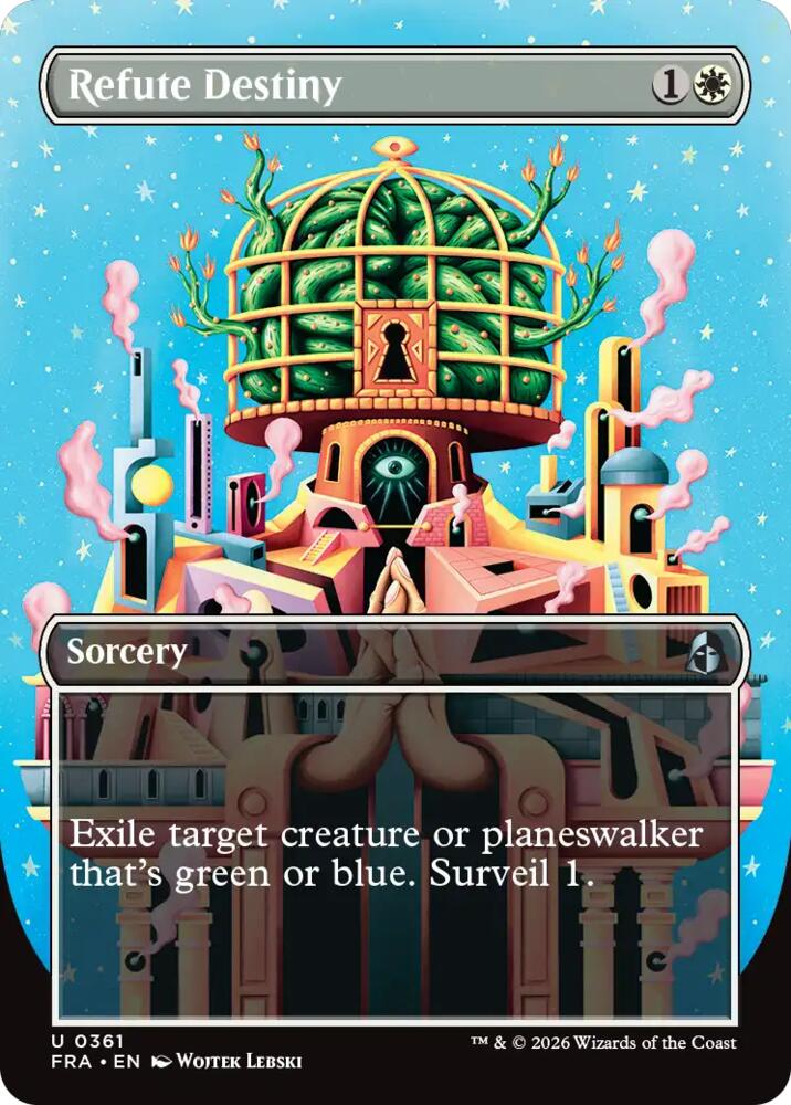 Refute Destiny (Borderless) 361 card from Reality Fracture