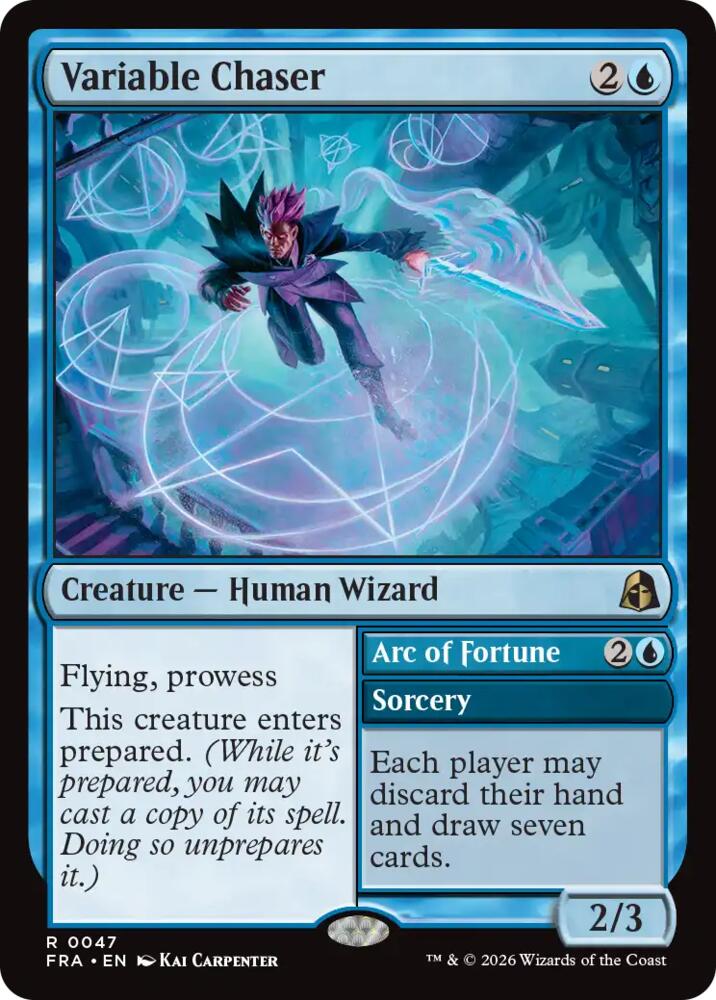 Variable Chaser 47 card from Reality Fracture