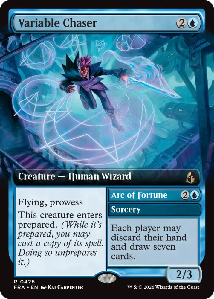 Variable Chaser (Extended Art) 426 card from Reality Fracture