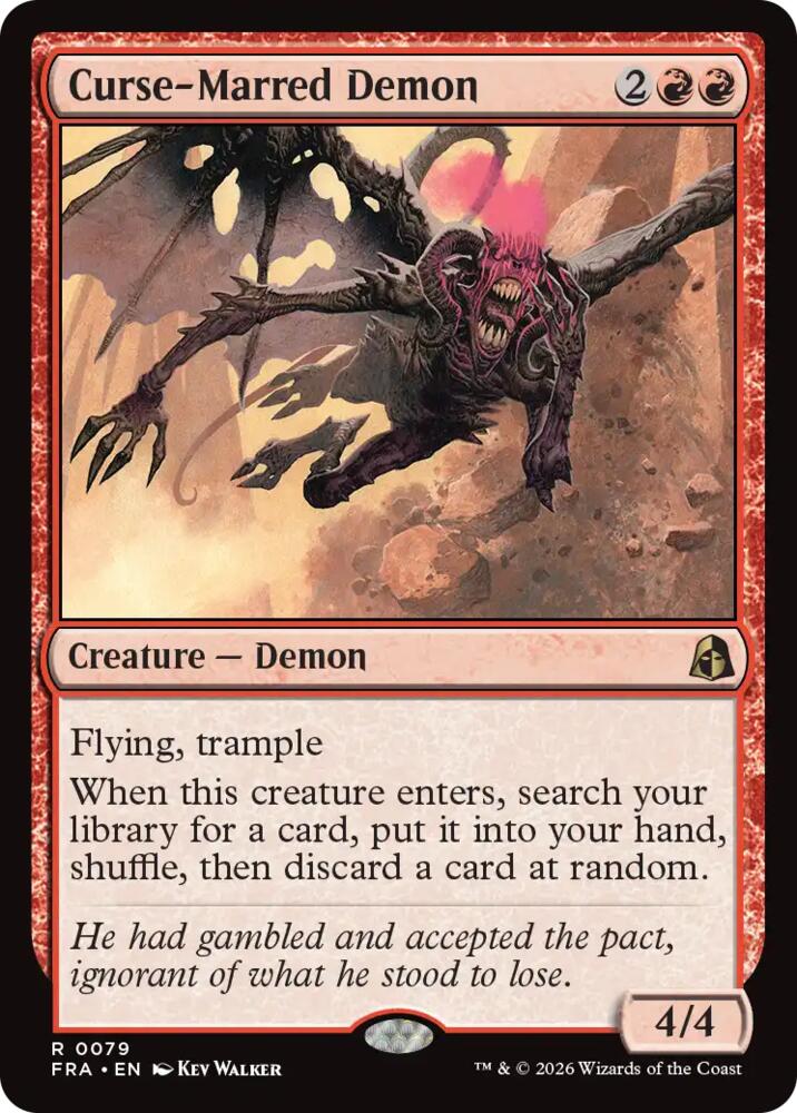 Curse-Marred Demon 79 card from Reality Fracture