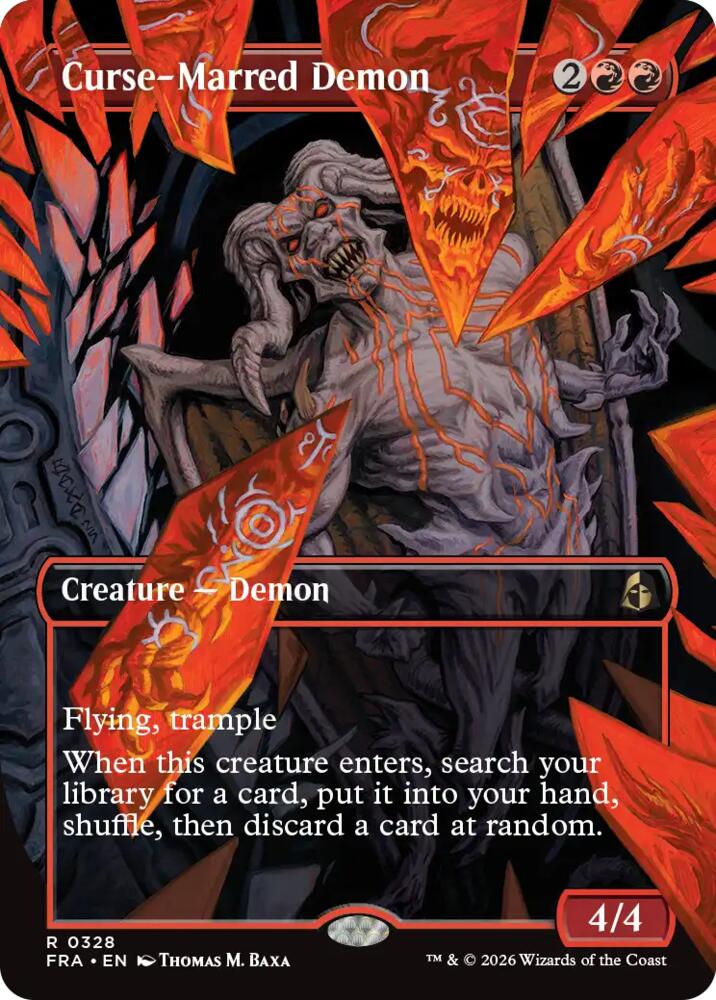 Curse-Marred Demon (Borderless) 328 card from Reality Fracture