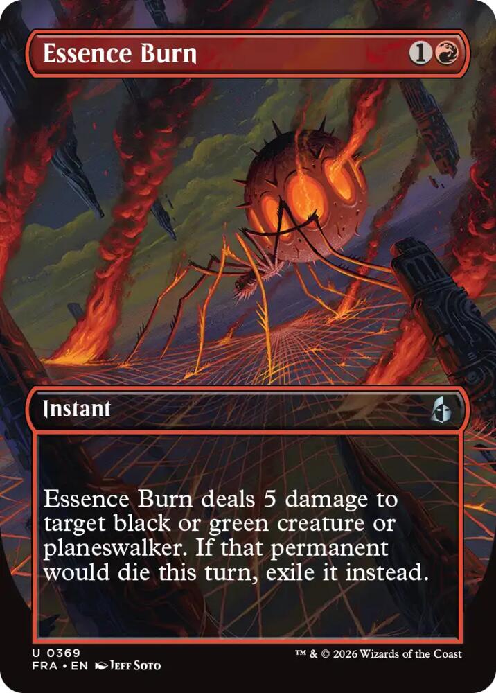 Essence Burn (Borderless) 369 card from Reality Fracture