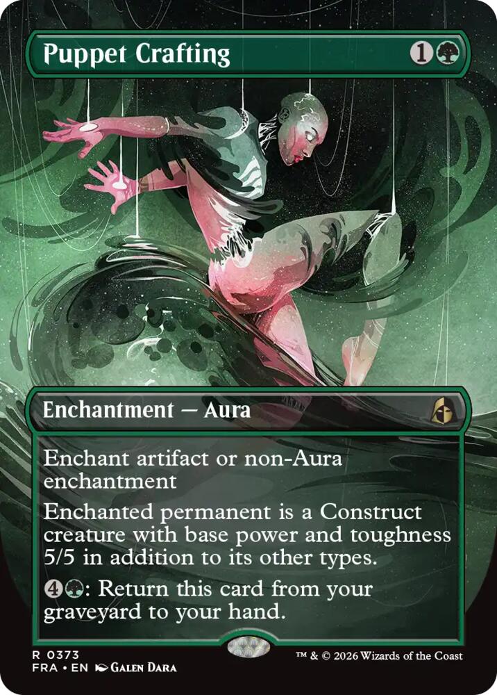 Puppet Crafting (Borderless) 373 card from Reality Fracture