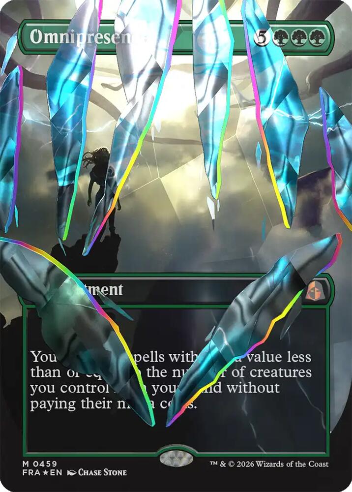 Omnipresence (Borderless) (Facet Foil) 459 card from Reality Fracture