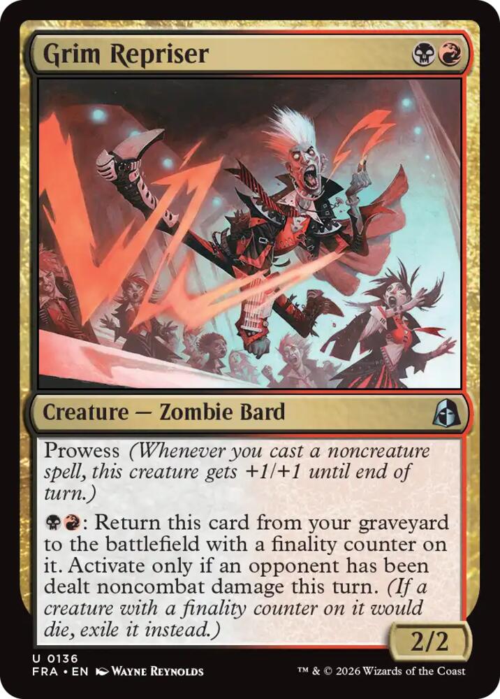 Grim Repriser 136 card from Reality Fracture