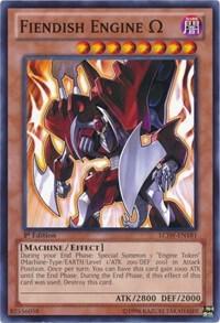 Fiendish Engine Omega LCJW-EN181 card from Legendary Collection 4: Joey's World