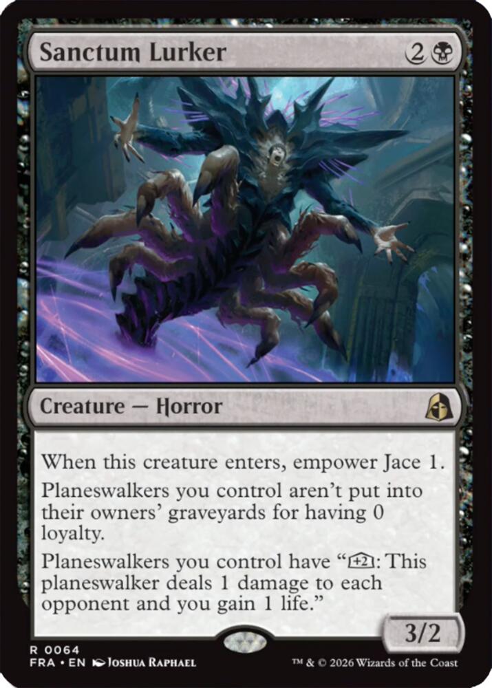 Sanctum Lurker 64 card from Reality Fracture