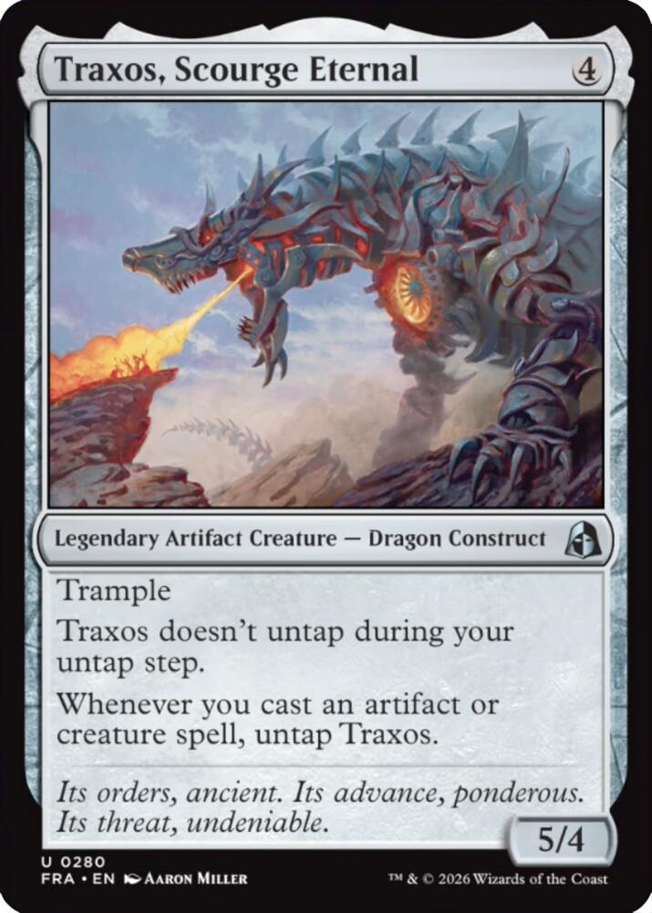 Traxos, Scourge Eternal 280 card from Reality Fracture