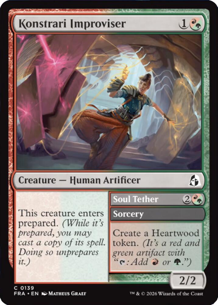Konstrari Improviser 139 card from Reality Fracture
