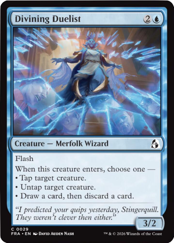 Divining Duelist 29 card from Reality Fracture