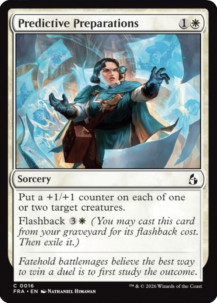 Predictive Preparations 16 card from Reality Fracture