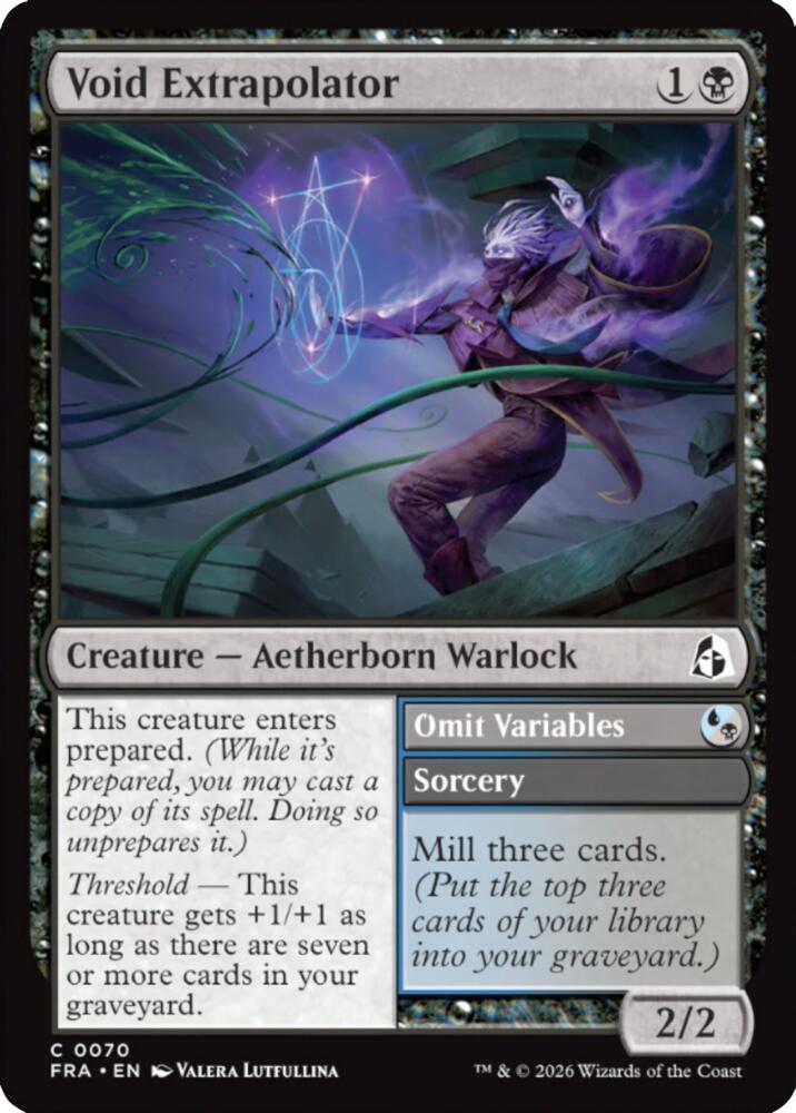 Void Extrapolator 70 card from Reality Fracture