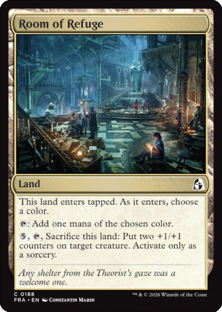 Room of Refuge 188 card from Reality Fracture