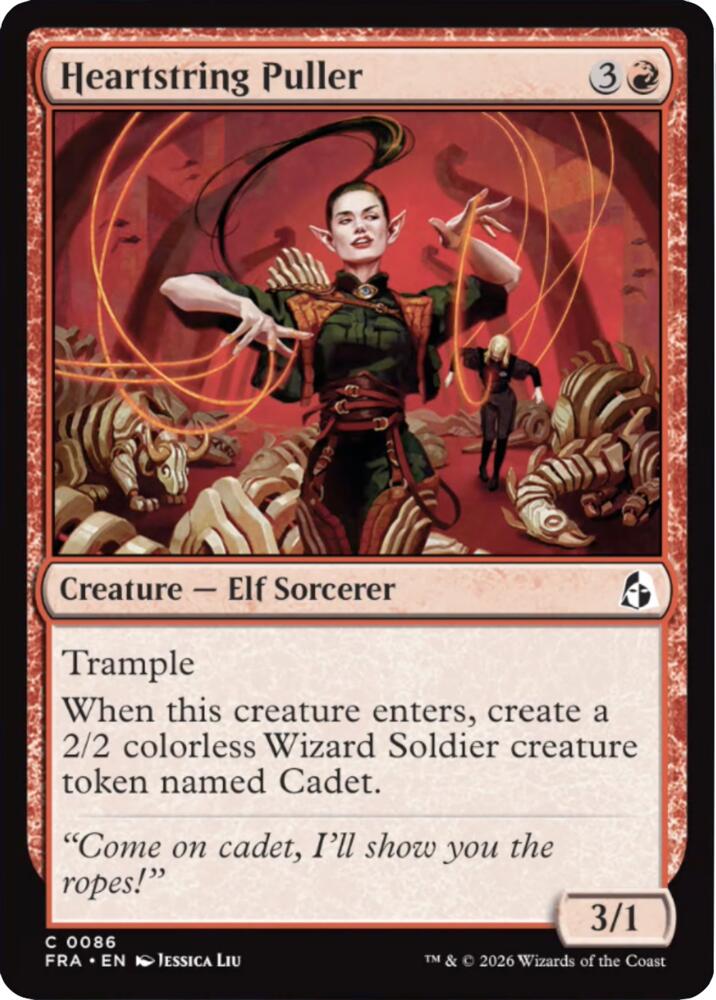 Heartstring Puller 86 card from Reality Fracture
