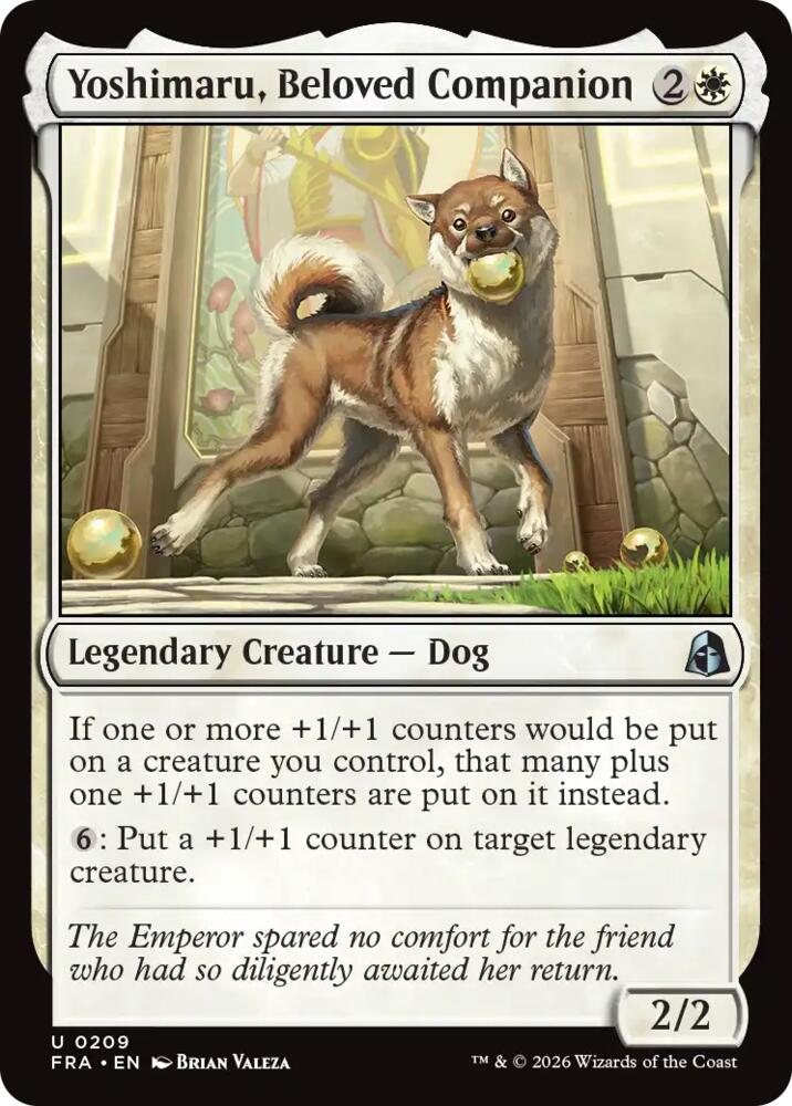 Yoshimaru, Beloved Companion 209 card from Reality Fracture