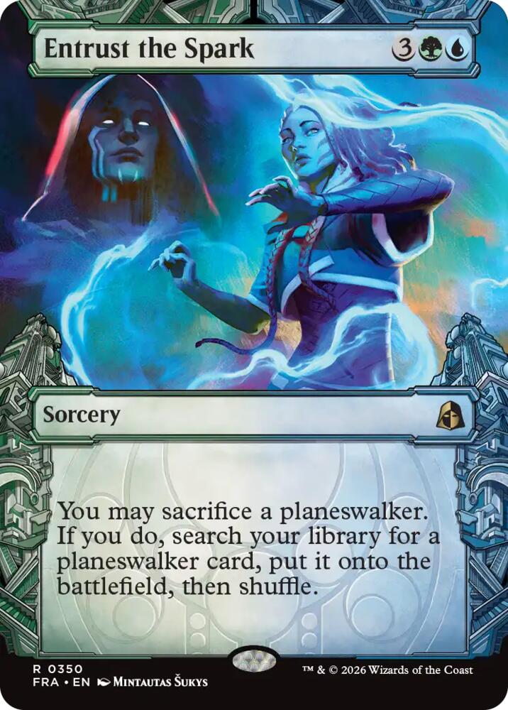 Entrust the Spark (Showcase) 350 card from Reality Fracture