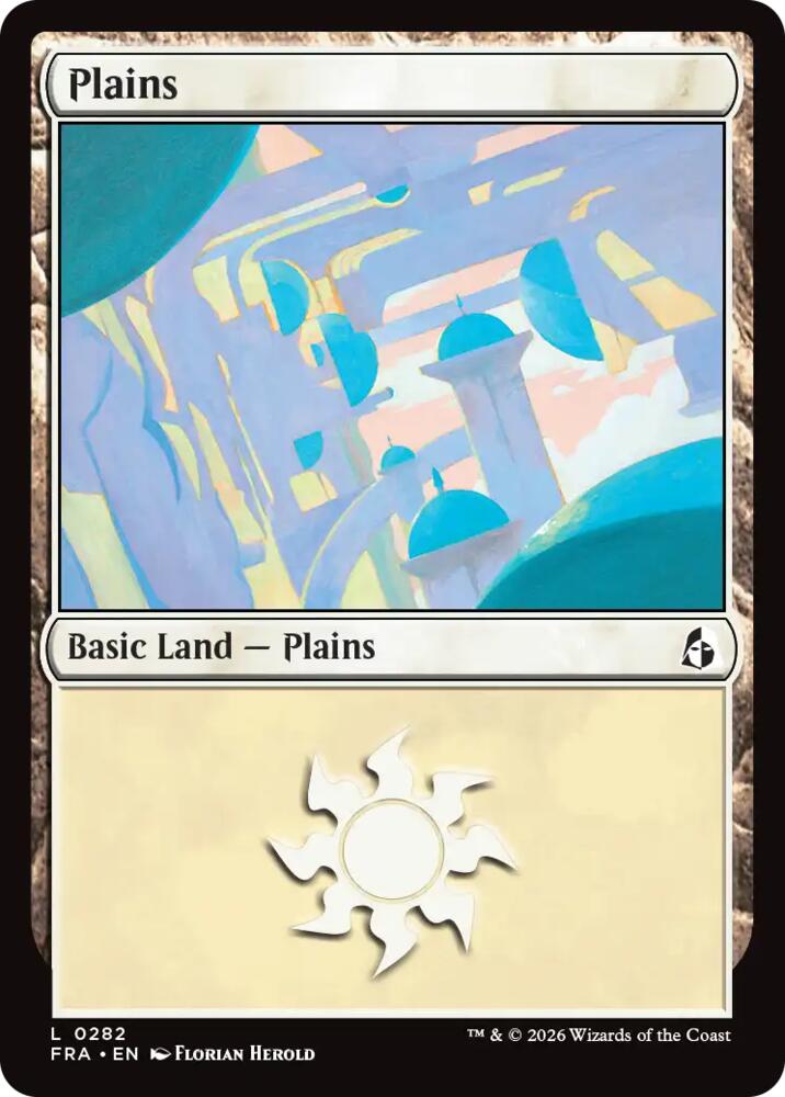 Plains 282 card from Reality Fracture
