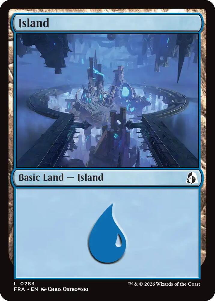 Island 283 card from Reality Fracture