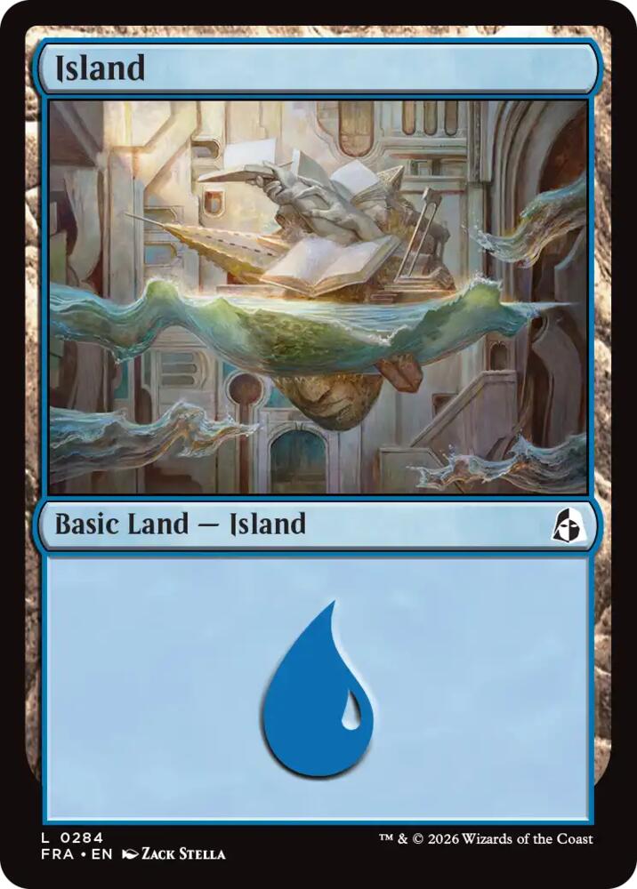 Island 284 card from Reality Fracture