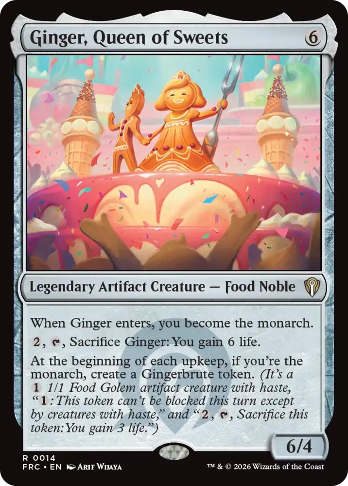Ginger, Queen of Sweets 14 card from Commander: Reality Fracture