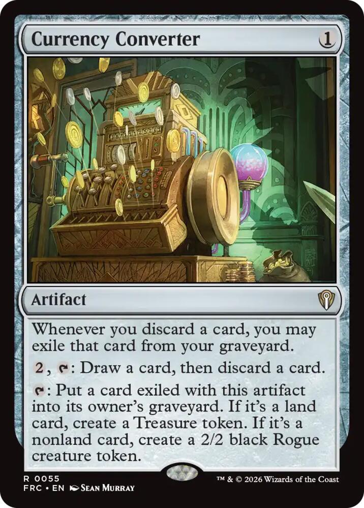Currency Converter 55 card from Commander: Reality Fracture