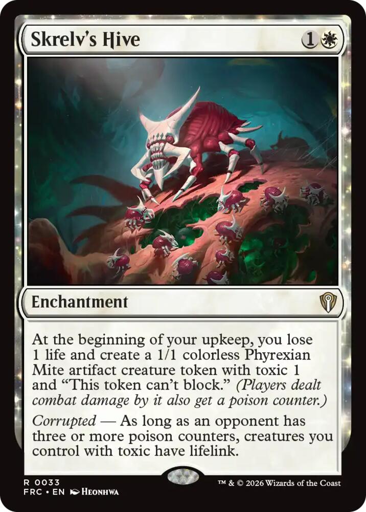 Skrelv's Hive 33 card from Commander: Reality Fracture