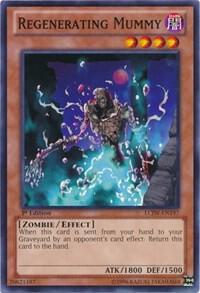 Regenerating Mummy LCJW-EN197 card from Legendary Collection 4: Joey's World
