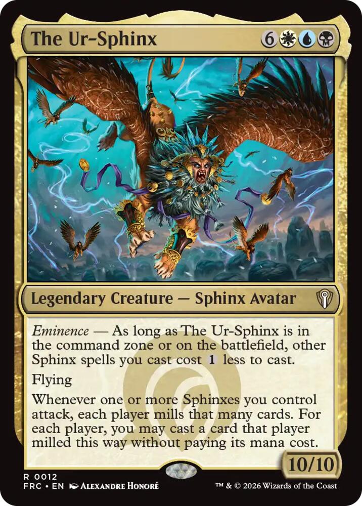 The Ur-Sphinx 12 card from Commander: Reality Fracture
