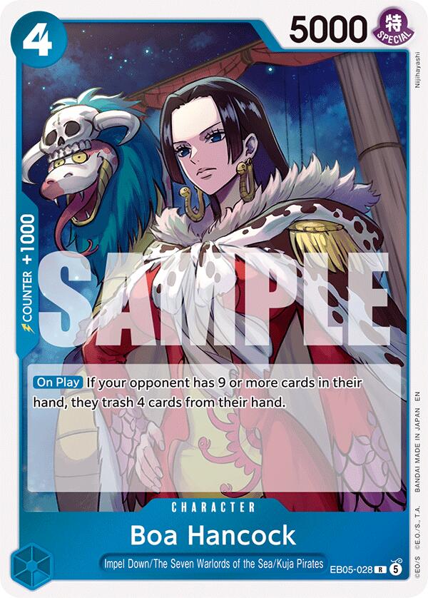 Boa Hancock EB05-028 card from Extra Booster: One Piece Heroines Edition Vol. 2