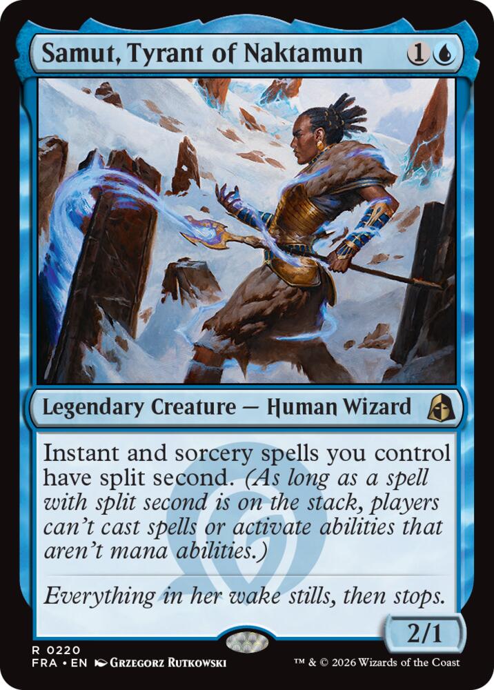 Samut, Tyrant of Naktamun 220 card from Reality Fracture