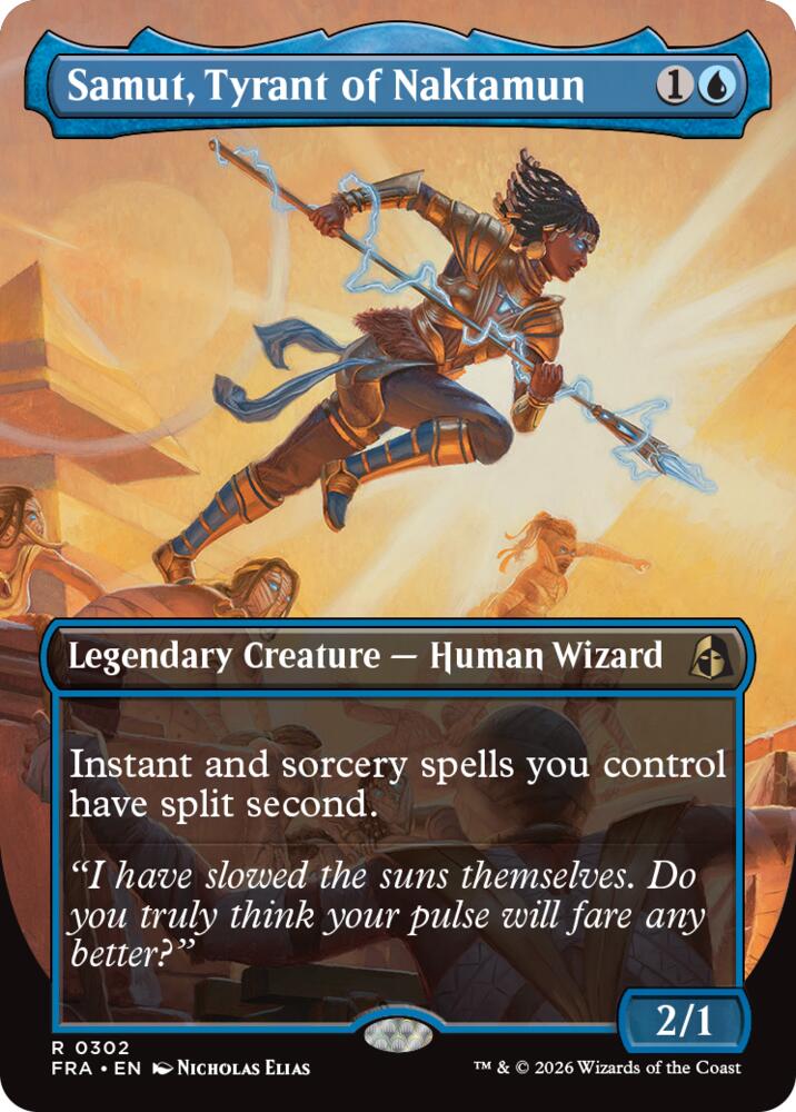 Samut, Tyrant of Naktamun (Borderless) 302 card from Reality Fracture