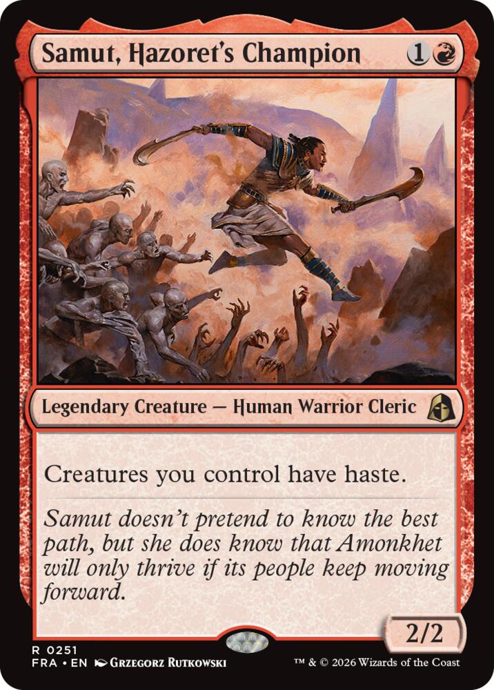 Samut, Hazorer's Champion 251 card from Reality Fracture