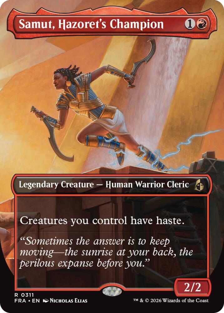 Samut, Hazorer's Champion (Borderless) 311 card from Reality Fracture