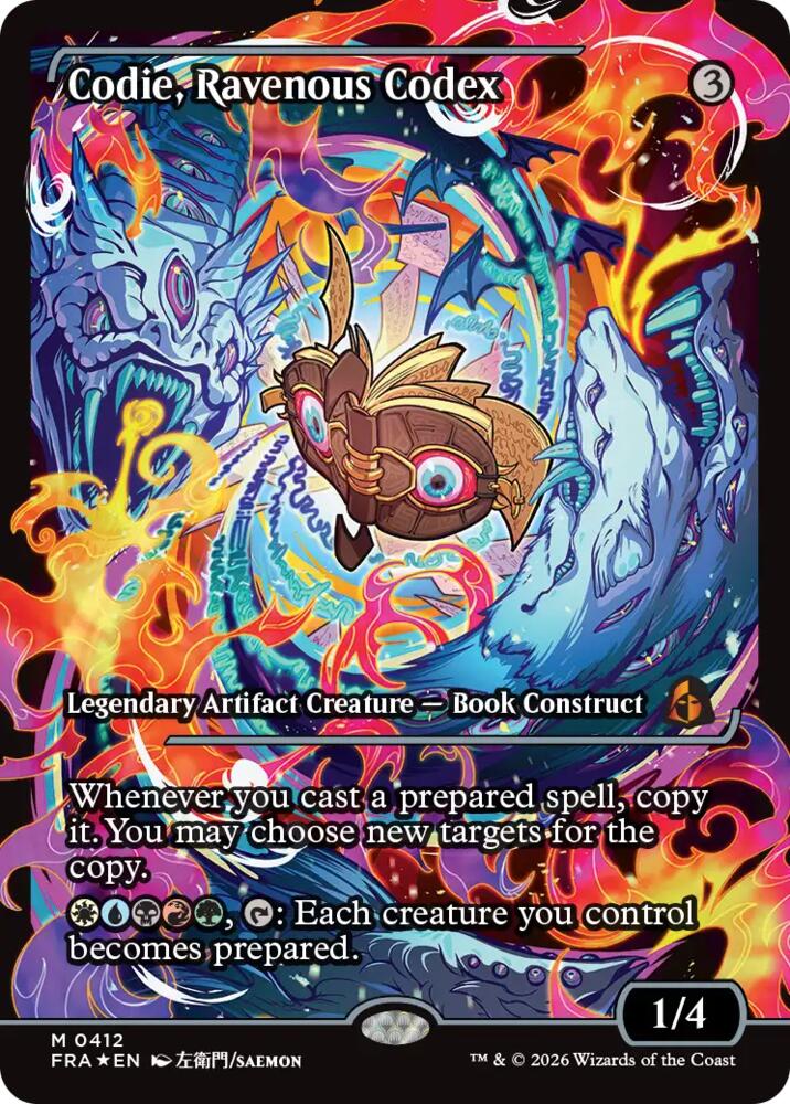 Codie, Ravenous Codex (Showcase) 412 card from Reality Fracture