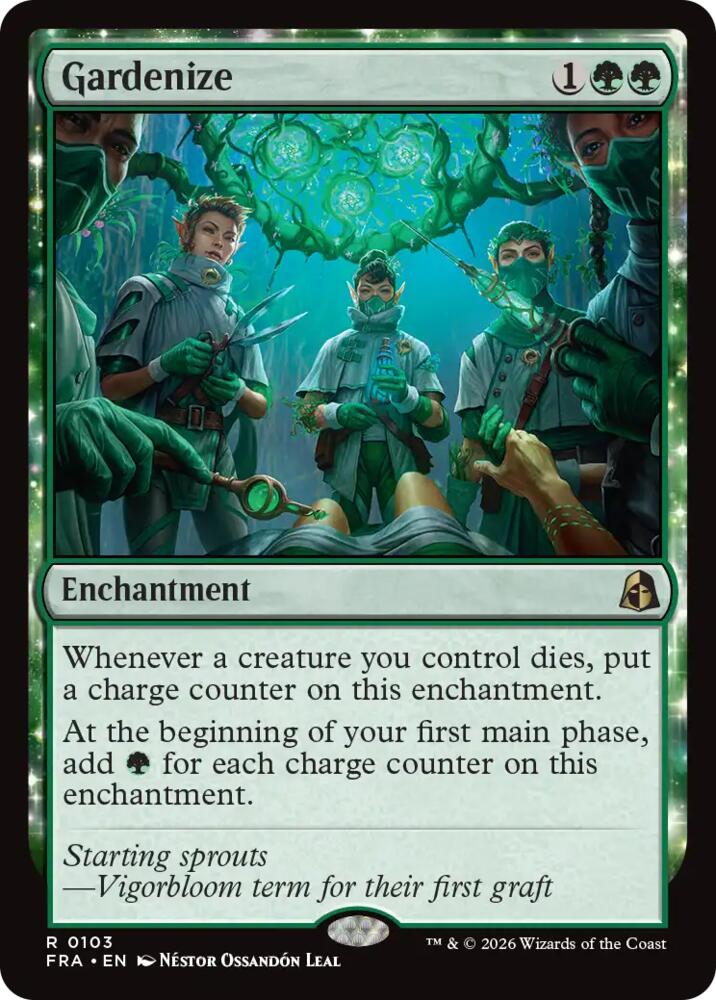 Gardenize 103 card from Reality Fracture