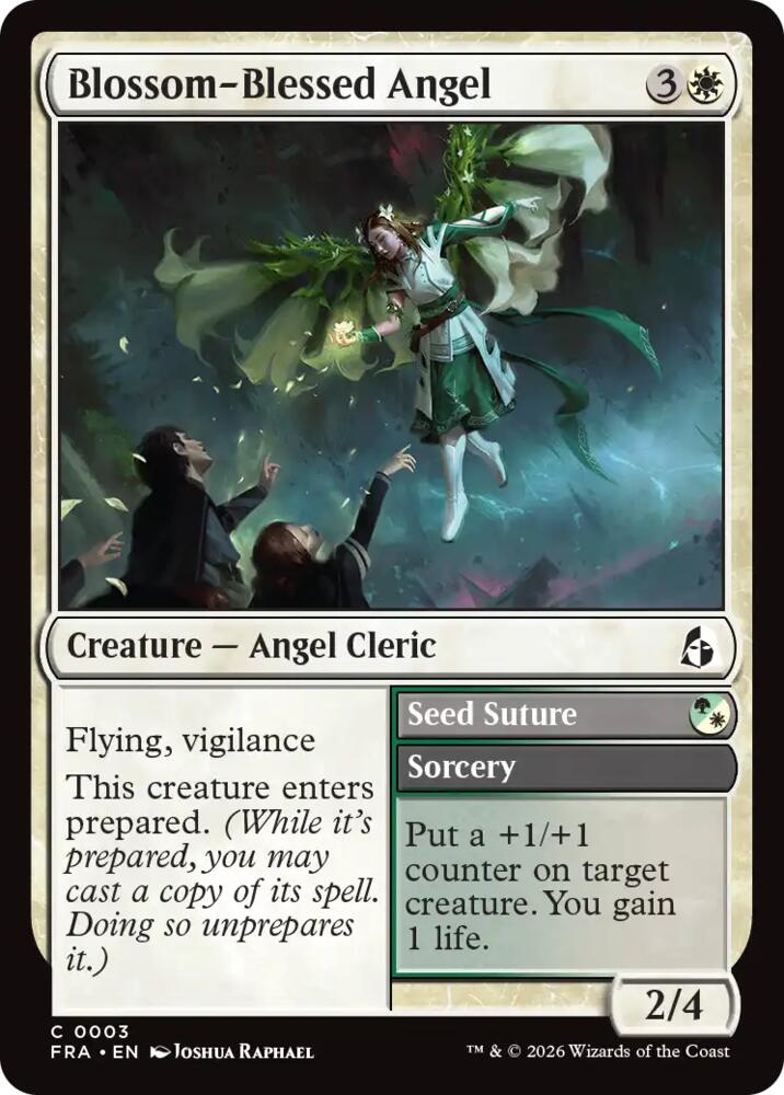 Blossom-Blessed Angel 3 card from Reality Fracture