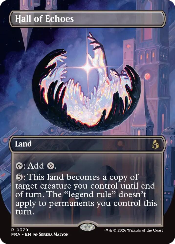 Hall of Echoes (Borderless) 379 card from Reality Fracture