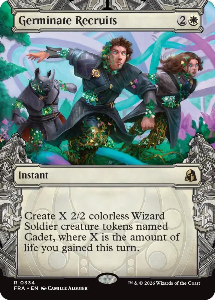 Germinate Recruits (Showcase) 334 card from Reality Fracture