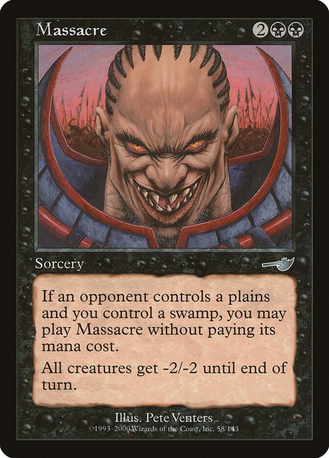 Massacre 58 card from Nemesis