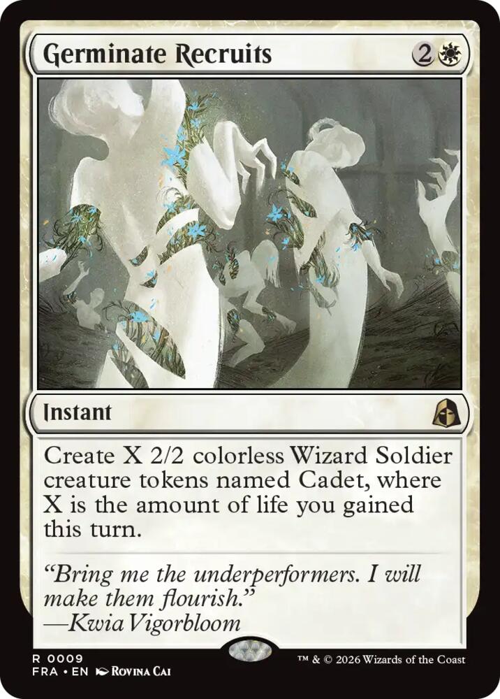 Germinate Recruits 9 card from Reality Fracture