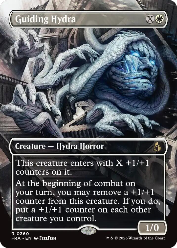 Guiding Hydra (Borderless) 360 card from Reality Fracture