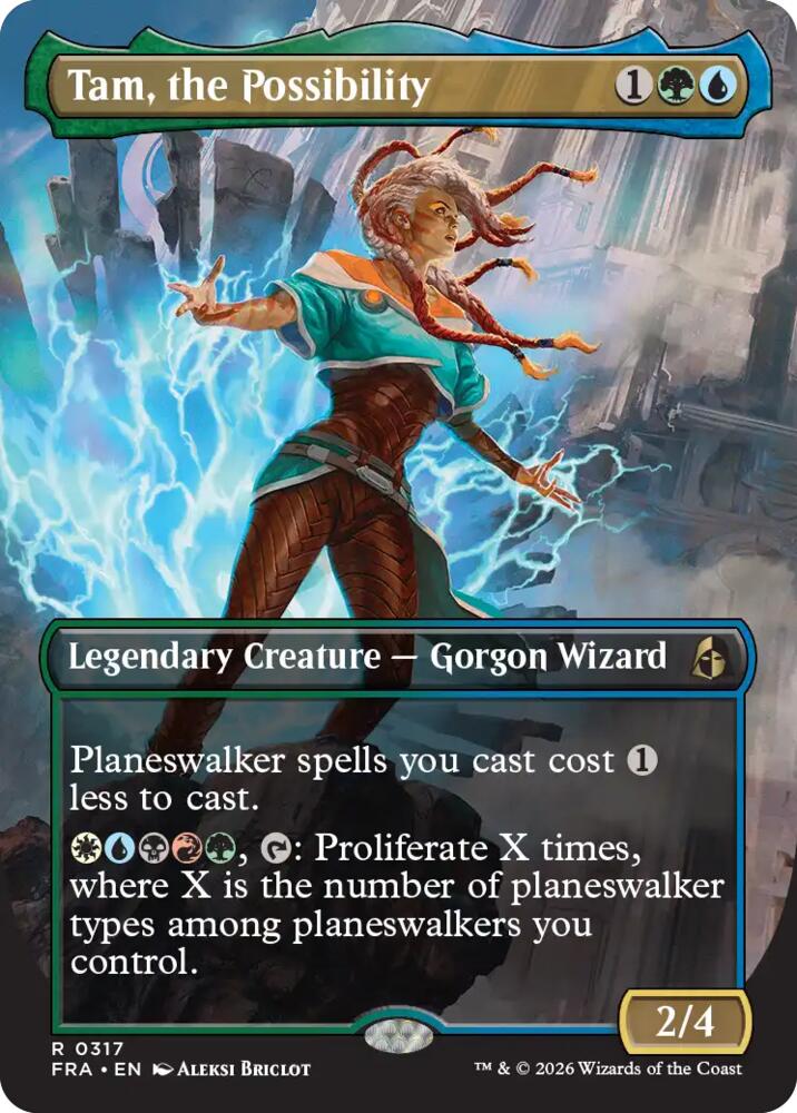 Tam, the Possibility (Borderless) 317 card from Reality Fracture