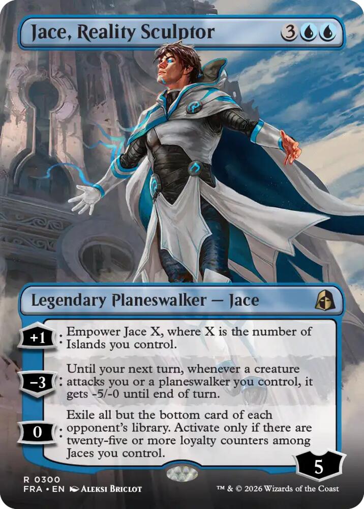 Jace, Reality Sculptor (Borderless) 300 card from Reality Fracture