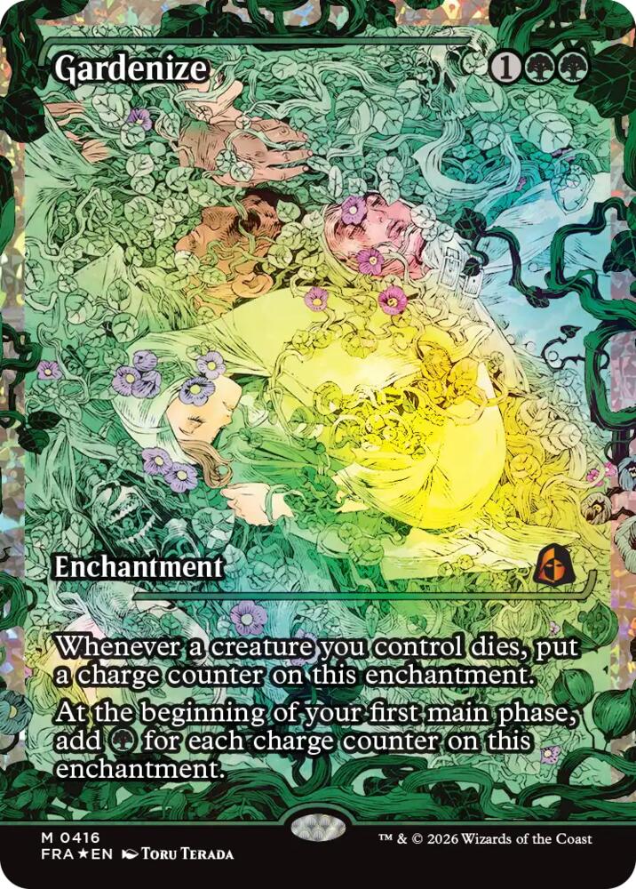 Gardenize (Showcase) (Fracture Foil) 416 card from Reality Fracture